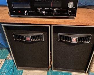 Stereo 8 Track and Speakers