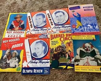 Red Wing Olympia Stadium Programs