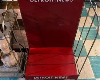 Detroit News Newspaper Rack