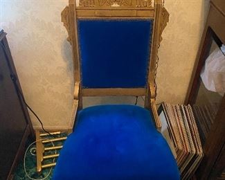 Vintage Armless Chair