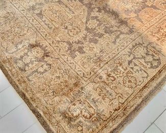 $1,800 -  Antique hand woven Tibetan rug #1 - 7'10"W x 9'7"L
