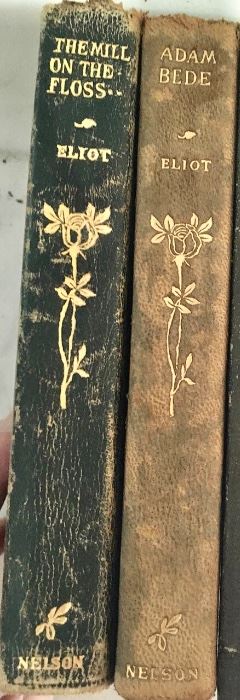 $15 LOT OF 2: "Adam Bede" and "The Mill on the Floss" by George Elliott; Thomas Nelson & Sons NY 1906 and 1925 respectively