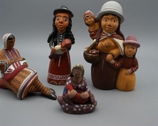 South American Terra Cotta figures