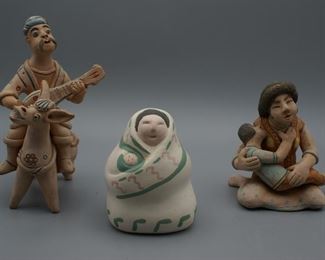 South American Terra Cotta figures