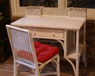 Wicker Desk
