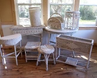 White Wicker 