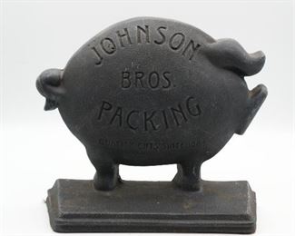 Iron Pig Door Stop 