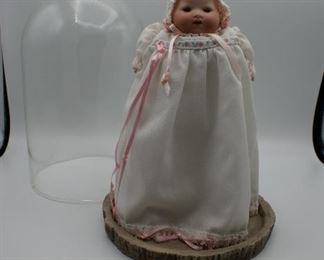 Vintage Doll in Display 