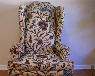 Gorgeous Wing Back Chair 