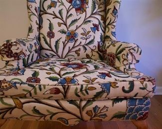 Gorgeous Wing Back Chair 