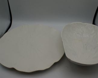 Vintage White Lettuce ware 