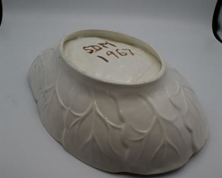 Vintage White Lettuce ware 