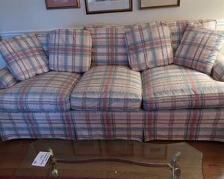 #25  Hickory  White   sofa  by  Kay Lyn   80"  