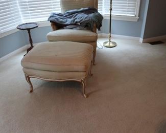 #52   chair  with  hassock  by  Kay  Lyn  (as  shown)    