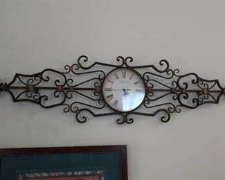 #60             clock  wall  decor     