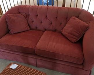 #34   red  loveseat     66 1/2 "       