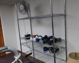 shelf  and  weights            shelf  is  sold