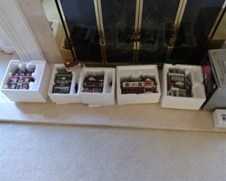 Dept  56    Christmas  houses