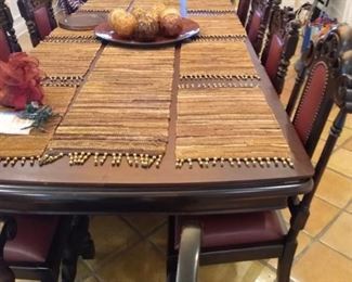 Table with 10 chairs, must move