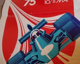 Vintage Monaco 1975 Poster
