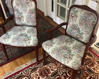 Pair of Needle Point Chairs