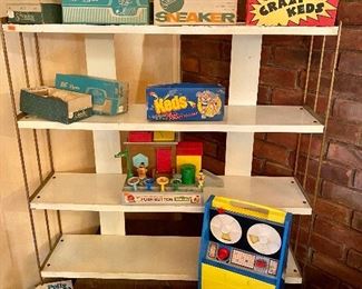 Vintage Keds, PF Flyers and Stride Rite shoes and boxes.