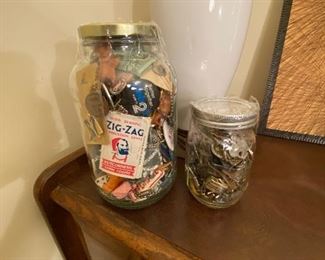 Key jar and teen's junk drawer jar.