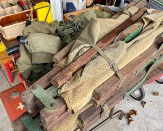 WWII  military cots