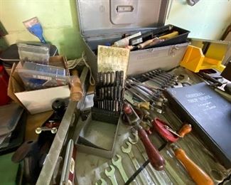 Newer and vintage tools.