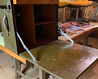 Military field desk.
