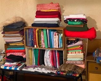 Vintage sewing fabric.