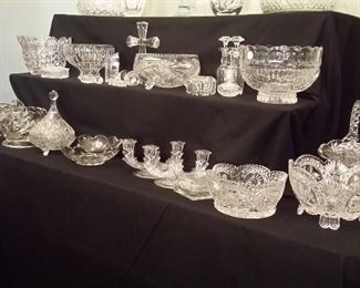 Variety of crystal including Waterford