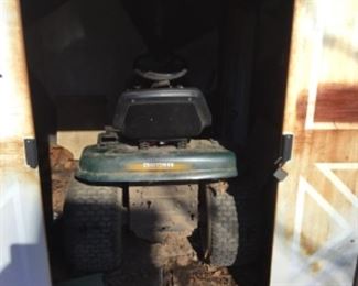 Outside storage building