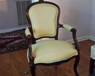 One of a pair of fauteuil. Circa 1840s