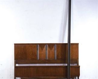 Large Solid Cherry Tone Bedframe