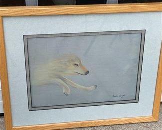 Cecelia Coyote pastel        12 1/2"h x 15"w             95.00    