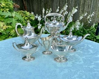 Gorham sterling "Plymouth" tea service                   