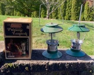 2 Coleman Propane Lanterns