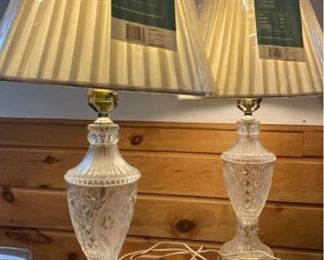 2 Glass Lamps
