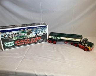 2009 Hess Car Racer and Hess Oil Tanker