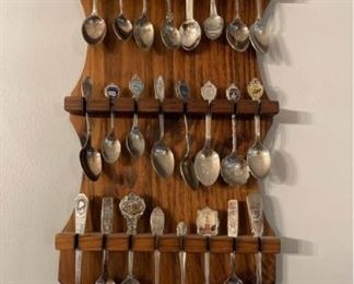 More Souvenir Spoons with Holder