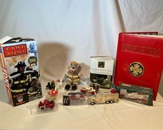 New Yorks Bravest Figure and Firefighters Lot