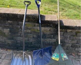 Snow Shovels and Rake