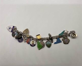Sterling Silver Charm Bracelet
