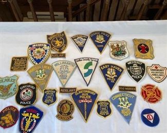 Vintage Local Police and Fire Patch Collection I