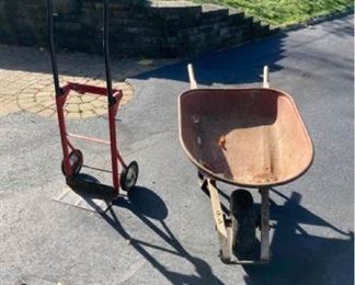Wheelbarrow and Hand Dolly