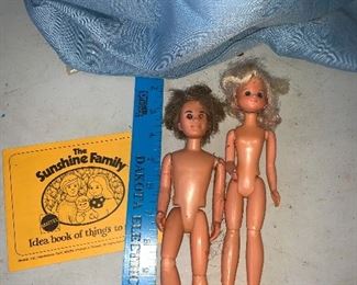 2 Sunshine Families Dolls $6.00