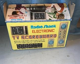 Radio Shack Electronic TV Scoreboard $12.00