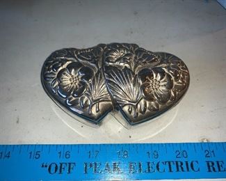 Double Heart Trinket Box $6.00 (Per the family's request this item is not half price)