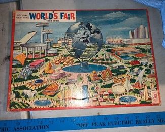 World's Fair Puzzle $45.00 (Per the family's request this item is not half price)